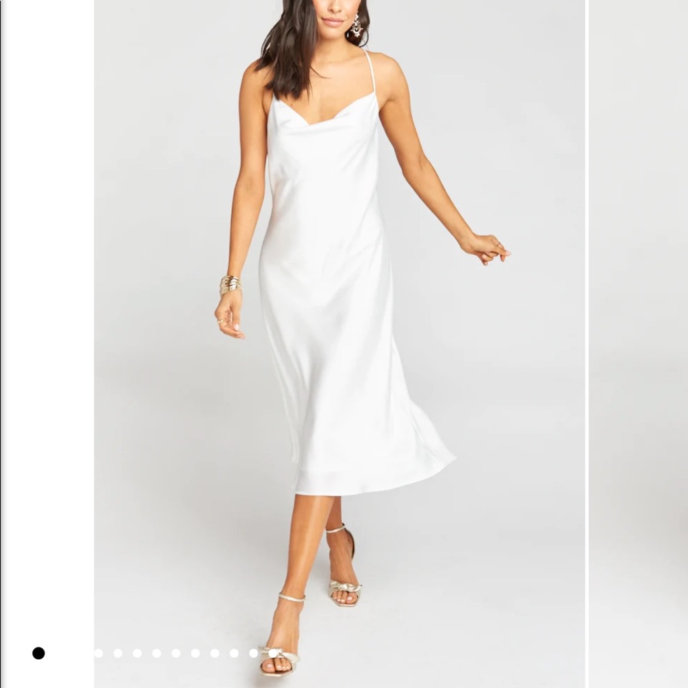 Show Me Your MuMu White Midi Dress